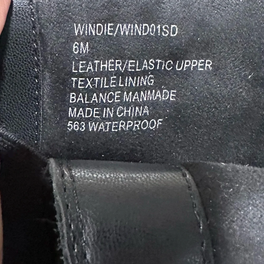 🌸BLONDO🌸 Windie Waterproof Over The Knee Boot - Black Suede Size: 6M